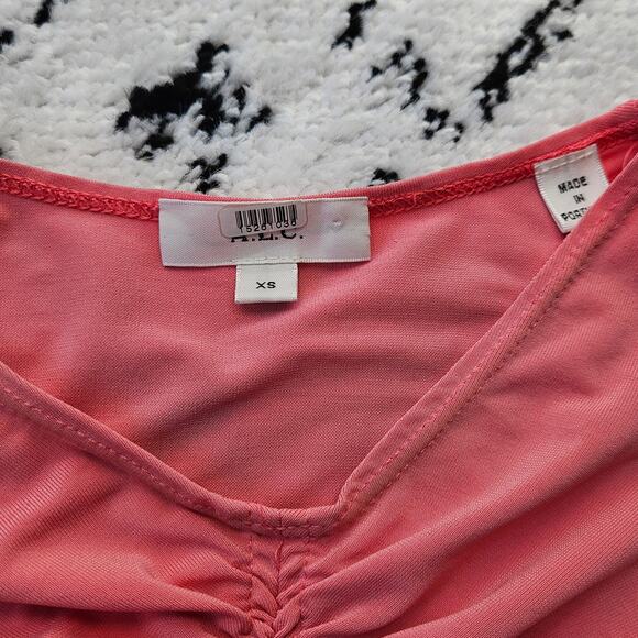 A.L.C Adley Top in Rose Pink Size XS Ruched - Picture 6 of 11